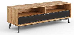 - Luxusný dubový TV stolík 2.1 - MODERN LOFT FARBA: dub, ROZMER: dĺžka TV stolíka 160 cm