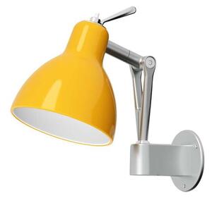 Rotaliana - Luxy W0 Nástenné Svietidlo Aluminium s Yellow - Lampemesteren