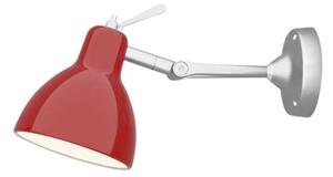 Rotaliana - Luxy H0 Nástenné Svietidlo/Stropné Lampa Aluminium s Red - Lampemesteren