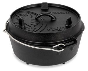 Petromax liatinový kotlík Dutch Oven s nožičkami ft4,5 - 22 cm, 3,5 l