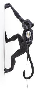 Seletti - Monkey Hanging Vonkajšie Nástenné Svietidlo Right Black - Lampemesteren