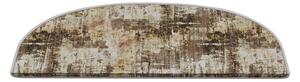 Béžové nášľapy na schody v súprave 16 ks 20x65 cm Abstract – Vitaus