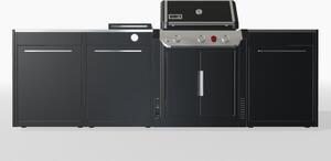 Záhradná kuchyňa Weber 4 - tri moduly, Genesis s bočným horákom