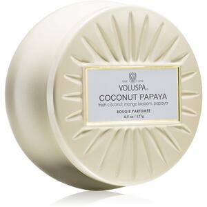 VOLUSPA Vermeil Coconut Papaya vonná sviečka v plechu 127 g