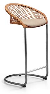 P47 H75 barová stolička pevná podnož výška 75cm