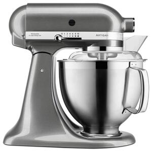 Kuchynský robot KitchenAid Artisan 5KSM185 - strieborno sivá