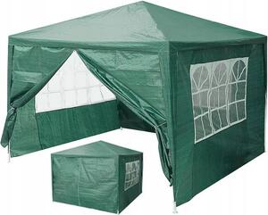 Záhradný stan / Pavilón 3 x 3 m zelená
