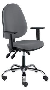 Kancelárska stolička Partner, sivá