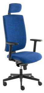 Kancelárska stolička Keny Šéf, modrá/čierna