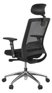 Kancelárska stolička Julia, čierna/čierna