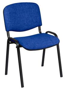 Konferenčná stolička Manutan ISO Black, modrá