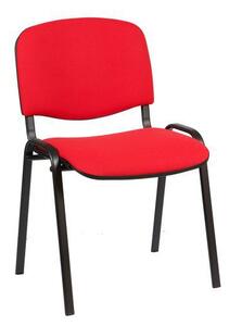 Konferenčná stolička Manutan ISO Black, červená
