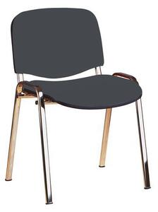 Konferenčná stolička Manutan ISO Chrom, antracit