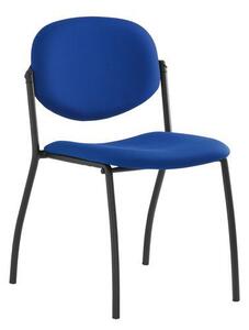 Konferenčná stolička Mandy Black, modrá