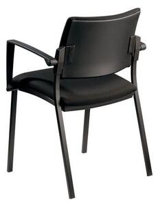 Konferenčná stolička Square Black, čierna