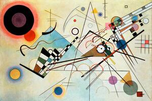 Obrazová reprodukcia Kompozícia VIII. (1915), Wassily Kandinsky