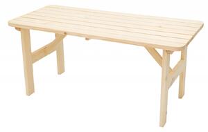 DEOKORK Masívny drevený záhradný stôl z borovice drevo 32 mm (150 cm)