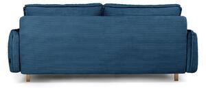 Modrá menčestrová rozkladacia pohovka 218 cm Tori – Selection