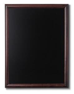 Reklamná kriedová tabuľa, tmavohnedá, 60 x 80 cm