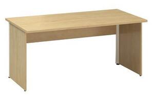 Kancelársky stôl Alfa 100, 160 x 80 x 73,5 cm, rovné vyhotovenie, dezén divá hruška