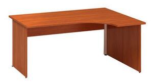 Ergo kancelársky stôl Alfa 100, 180 x 120 x 73,5 cm, pravé vyhotovenie, dezén čerešňa