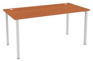 Kancelársky stôl Abonent, 160 x 80 x 75 cm, rovné vyhotovenie, dezén čerešňa Oxford