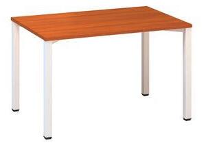 Kancelársky stôl Alfa 200, 120 x 80 x 74,2 cm, rovné vyhotovenie, dezén čerešňa, RAL9010