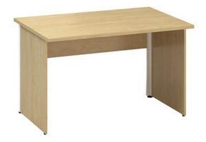 Kancelársky stôl Alfa 100, 120 x 80 x 73,5 cm, rovné vyhotovenie, dezén divá hruška