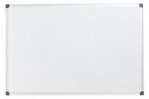 Biela magnetická tabuľa Bi-Office s rastrom, 60 x 90 cm