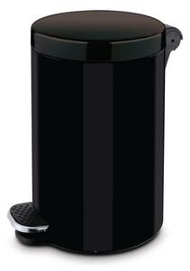 Kovový odpadkový kôš Basic, objem 5 l, čierny