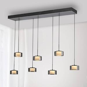 Paul Neuhaus LED závesné svietidlo Rika, 135 cm, sklo, stmievateľné