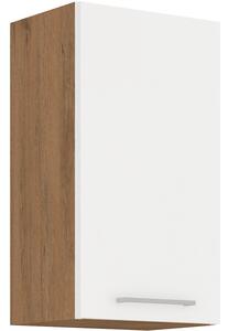 Horní závěsná skříňka do kuchyně 40 x 72 cm 29 - PROVENCE - Bílá matná / Dub Artisan