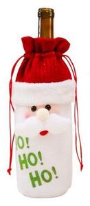 Tutumi, vianočný dekoratívny kryt na flašu 311406, červená-biela, OGR-09507