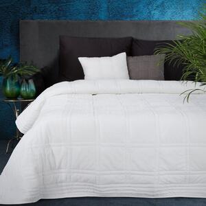 Luxusný zamatový prehoz na posteľ NAA-01 v bielej farbe Rozmer prehozu (šírka x dĺžka): 220x240cm