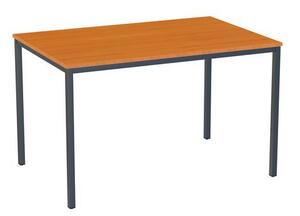 Jedálenský stôl Versys s podnožím antracit RAL 7016, 120 x 80 x 74,3 cm, čerešňa