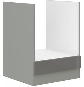 Skříňka na vestavnou troubu 60 cm GOREN - Bílá lesklá