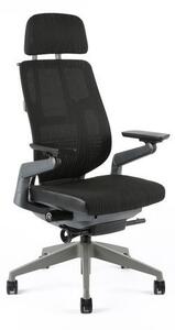 Kancelárska stolička Karme Mesh, čierna