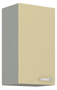 Horní závěsná skříňka do kuchyně 40 x 72 cm 06 - HULK - Béžová lesklá