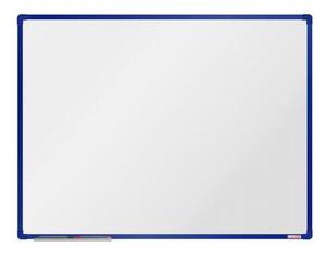 Biela magnetická tabuľa boardOK, 120 x 90 cm, modrá