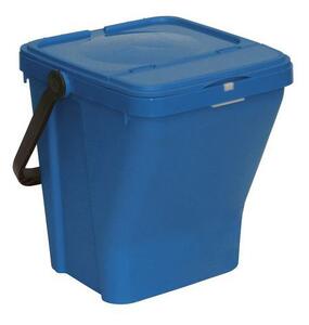 Odpadkový kôš Rolland na triedený odpad, objem 35 l, modrý