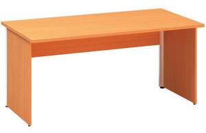 Kancelársky stôl Alfa 100, 160 x 80 x 73,5 cm, rovné vyhotovenie, dezén buk Bavaria