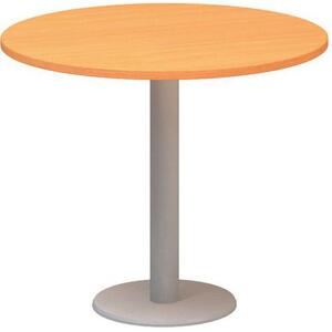 Kruhový konferenčný stôl Alfa 400, 90 x 74,2 cm, dezén buk Bavaria