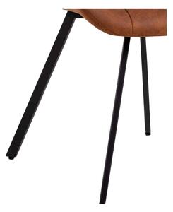 Hnedé jedálenské stoličky v súprave 2 ks Waylor – Actona