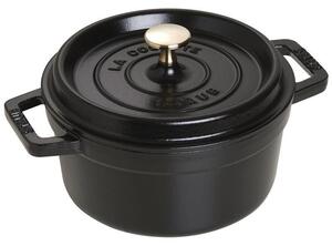 Liatinový hrniec Staub 20 cm, čierny
