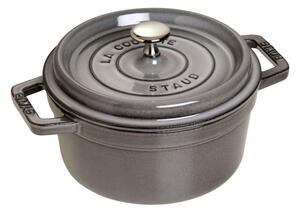Liatinový hrniec Staub 20 cm, šedý