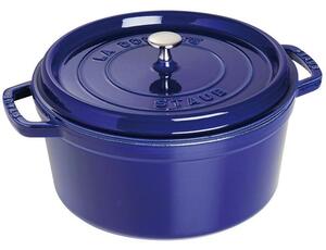 Liatinový hrniec Staub 28 cm, tmavomodrý