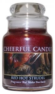 CHEERFUL CANDLE - Čerstvá jablková štrúdľa - RED HOT STRUDEL 170g