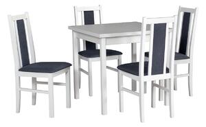 MEBLINE Stôl MAX 9 + stoličky BOS 14 (4ks.) - súprava DX7