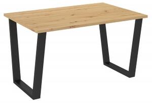 Jedálenský stôl Carol 138x90 (dub artisan) (pre 4 6 osob). Vlastná spoľahlivá doprava až k Vám domov. 1033064