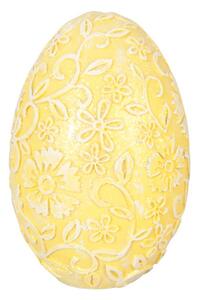 Veľkonočné vajíčko 533 žlté polyresin žltá